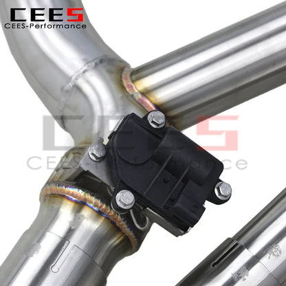 CEES Valvetronic Axle Exhaust Pipe for BMW X7 4.4TT G07 2019-2024 Stainless Steel Exhaust Valves Muffler