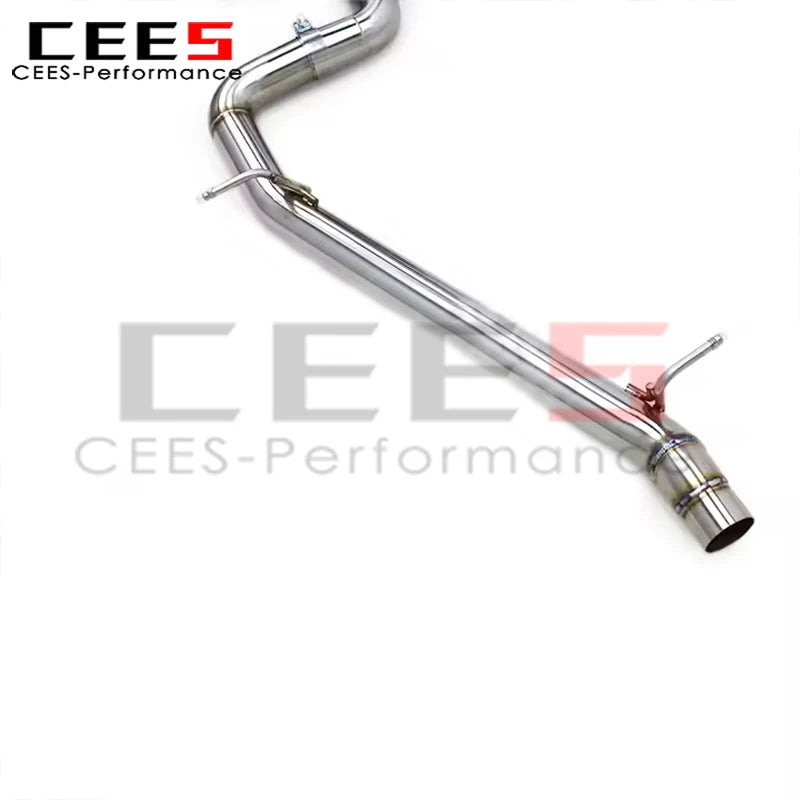 cees Tuning Catback Exhaust for VW GOLF 7/MK7/R/7R 2.0T 2014-2020 Muffler Exhaust System Stainless Steel Escape Exhaust Pipe