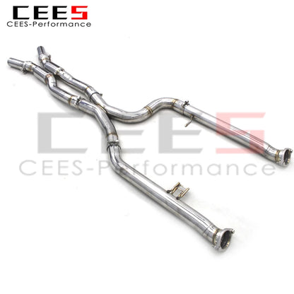 CEES  Equal Length Midpipe For BMW M3/M4 G80/G82 3.0T 2021-2025 Performance 304  Exhaust Pipes Car Exhaust Systems