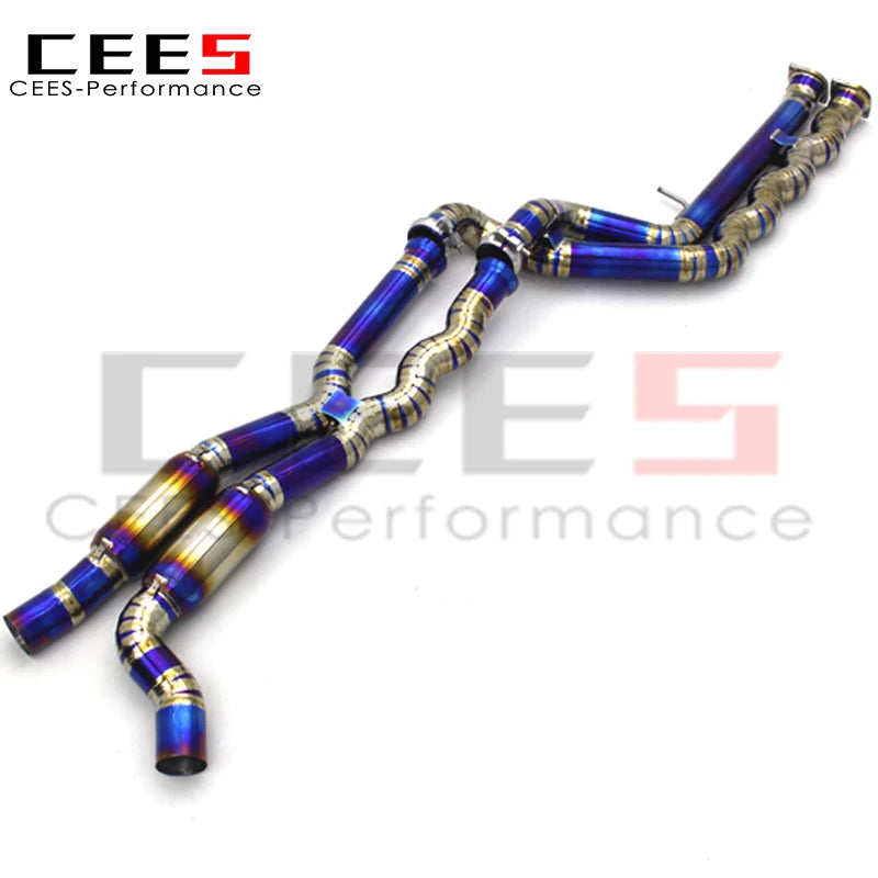 Equal length Mid pipe For BMW M2C/M2 Competition S55 F87 3.0T 2018-2023 Exhaust System Titanium alloy Exhaust Pipe