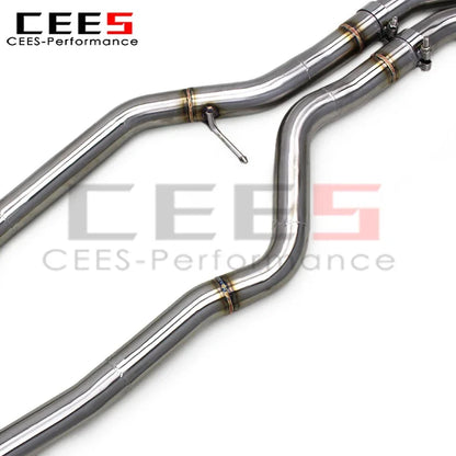 cees Stainless Steel Catback Exhaust Pipes For Porsche Cayenne S 958/958.1 3.0T 2011-2017 Exhaust System Escape Exhaust Pipe