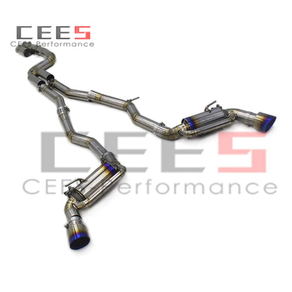 CEES High Performance valvetronic Exhaust mufflers For Toyota Supra A90 3.0T 2020-2023 Custom large diameter exhaust