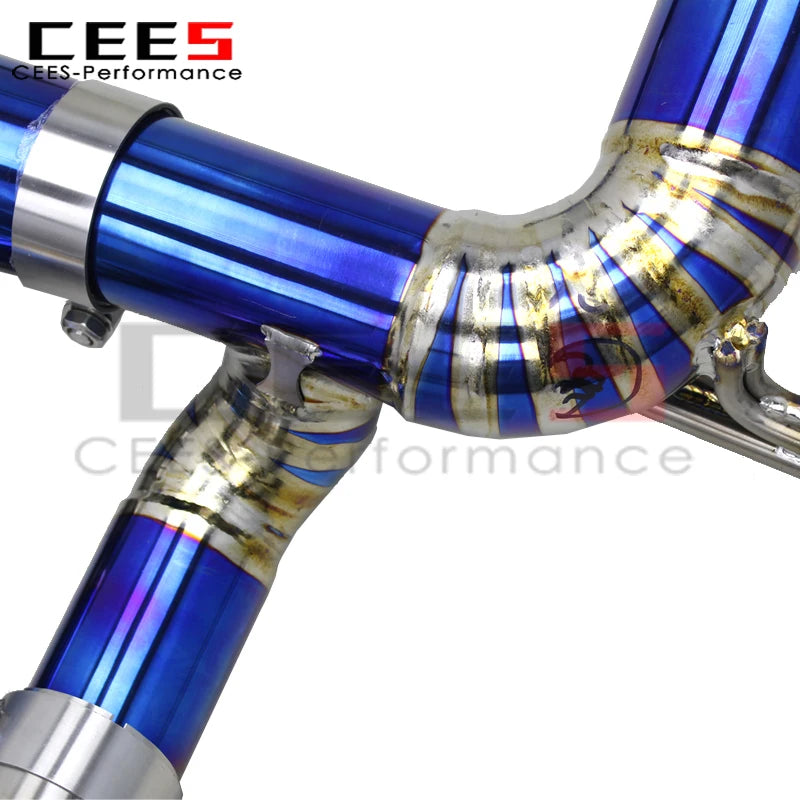 Chevrolet CORVETTE C8 Z06 2019-2025 Titanium Straight Pipe Exhaust System