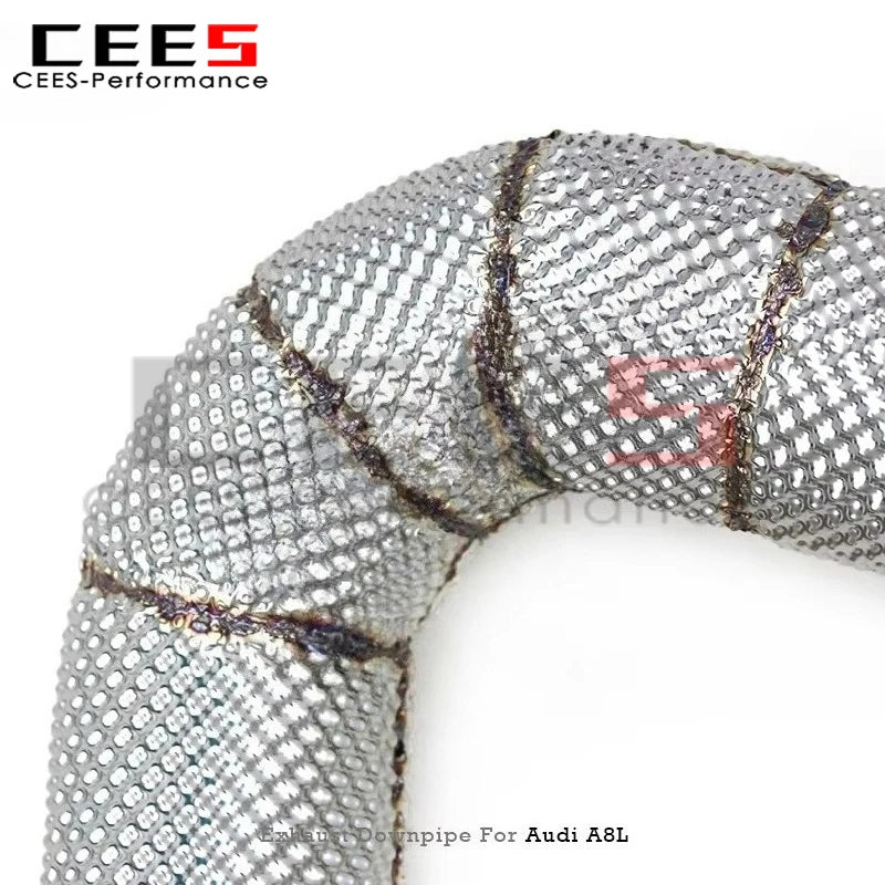 Audi A8L D4 4.0T 2011-2023 Stainless Steel Free Flow Downpipe Exhaust System