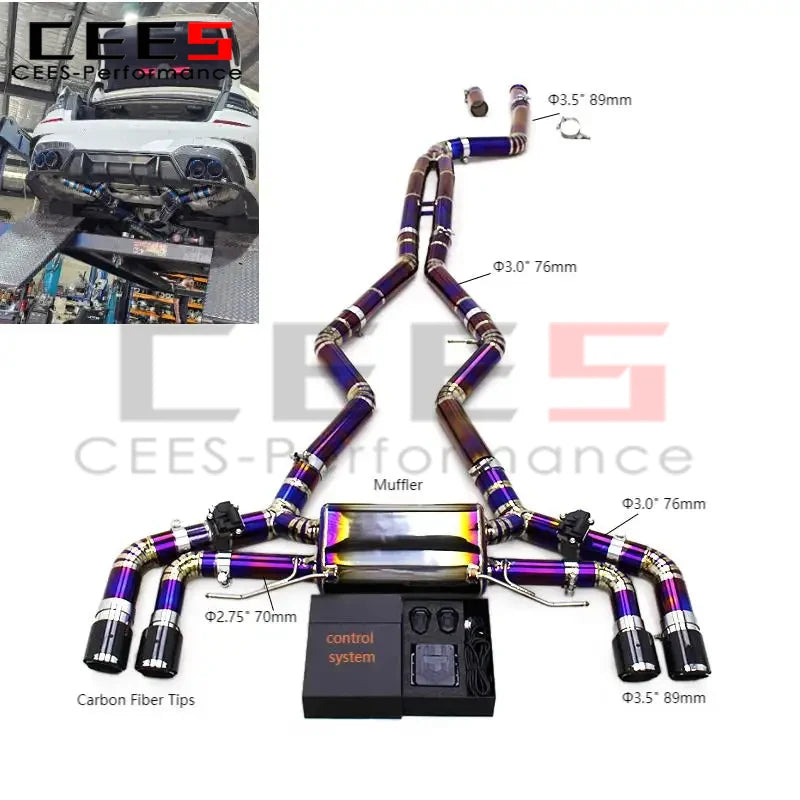 BMW G20/G22/G26 M340i/M440i Valved Sport Exhaust System