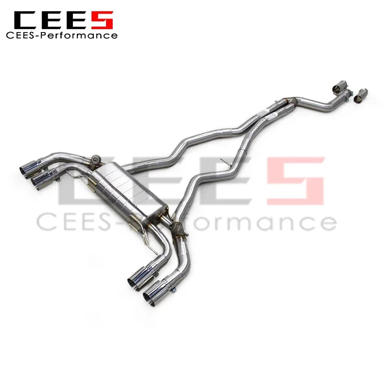 cees Catback Exhaust Pipes For BMW M240/M240i B58 3.0T 2017-2024 Escape Stainless Steel Exhaust Pipe Muffler System