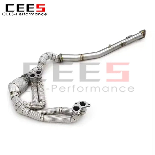 cees Stainless Steel Exhaust Manifold Header for Toyota GR86/86 2.0 2022-2023 Front Pipe S Pipe Downpipe with Catalyst System