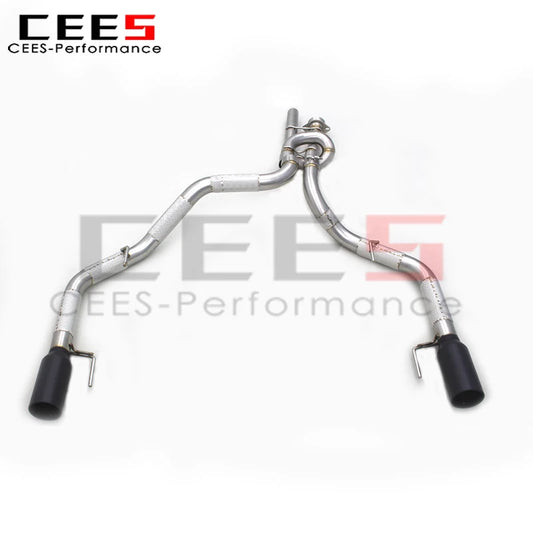 CEES Customized Catback Exhaust System Assembly for Ford F150 3.5T 2015-2019 High Quality Stainless Steel Straight Exhaust Pipe