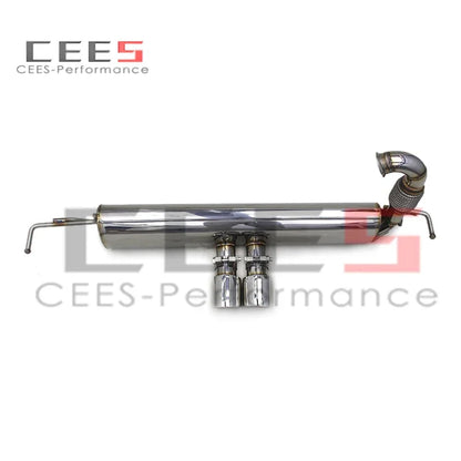 CEES  For SMART W453 0.9T/1.0L 2015-2023 Car Catback Exhaust Stainless Steel Muffler Exhaust Pipes