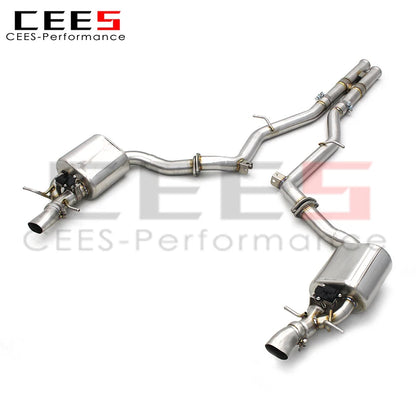 cees Catback Exhaust for Mercedes-Benz E63 E63S W212 AMG 2007-2016 High Performance Valvetronic Exhaust Pipe Titanium/SUS304