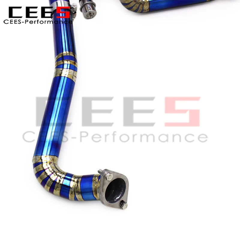 CEES Exhaust Pipes for PORSCHE 718 Cayman/Boxster 2.0T 2016-2023 Escape Car Exhaust System Titanium Exhaust Pipe Muffler