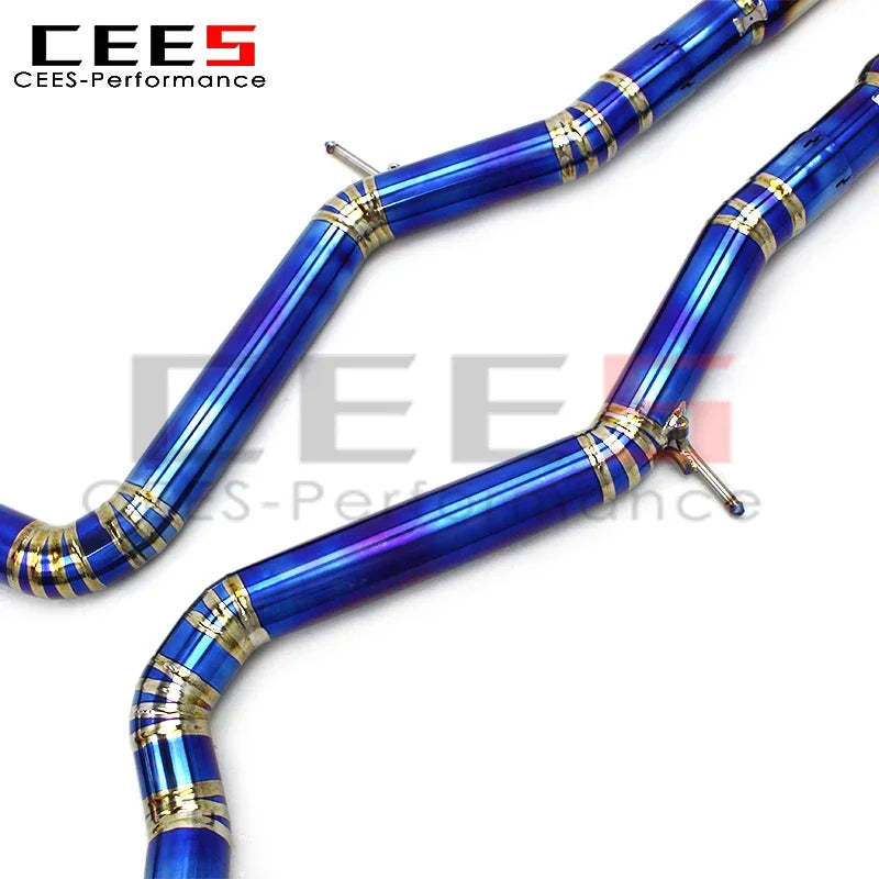 cees Catback Exhaust Pips for Mercedes-Benz S350 3.0T 2012-2023 Performance Titanium Exhaust Pipe Muffler System Assembly