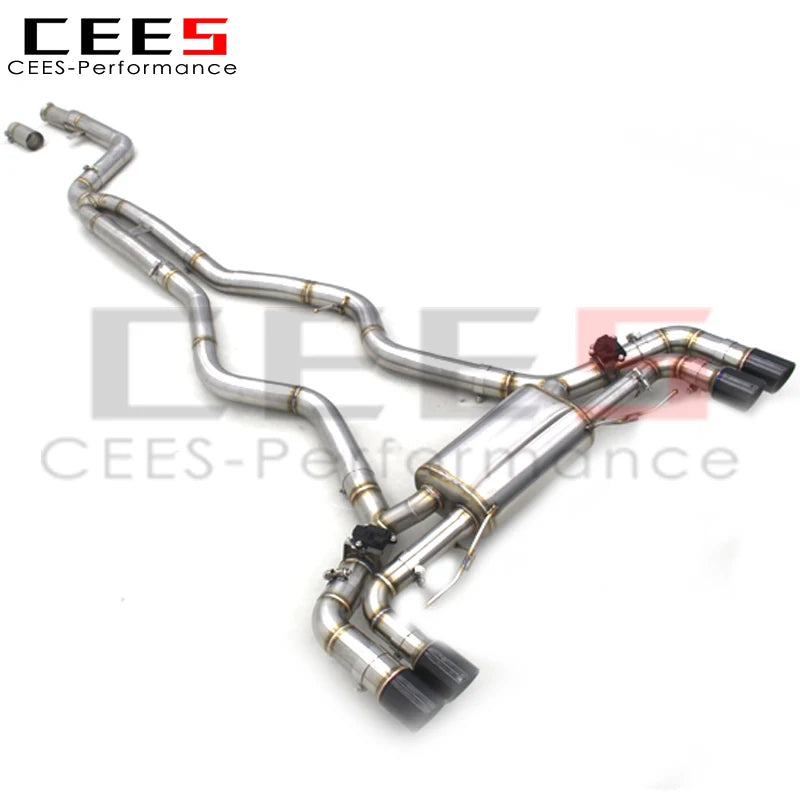 CEES Performance T304 Catback Exhaust Systems For BMW M340/M340i G20 3.0T 2019-2023 Racing Sport Car Exhaust Pipe Muffler