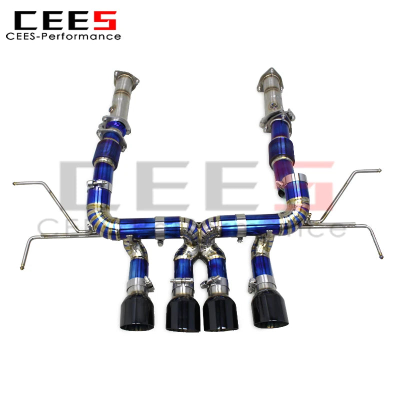 Chevrolet CORVETTE C8 Z06 2019-2025 Titanium Straight Pipe Exhaust System