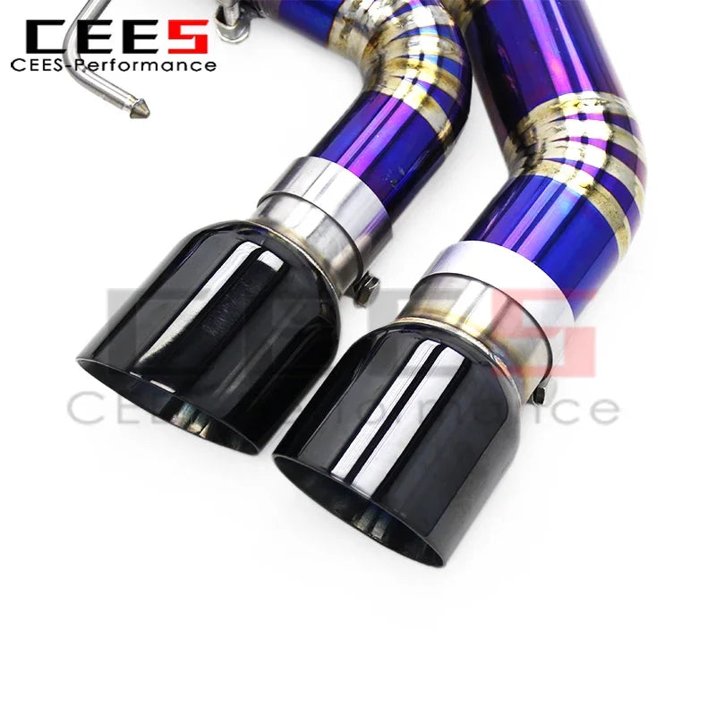 CEES Tuning Catback Exhaust Pipe for BMW M550 M550i G30 N63 4.4T 2017-2022 Performance Titanium Sport Exhaust System Assembly