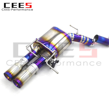 CEES Catback Exhaust System Titanium Performance Valvetronic Exhaust Pipe For BMW M5 E60 5.0 2003-2010