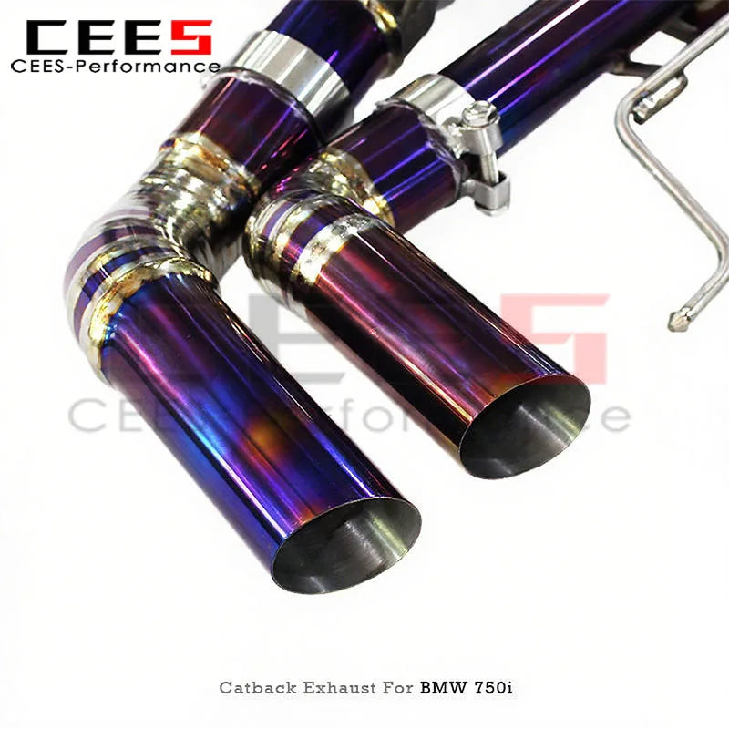 BMW 750/750i Alpina B7 4.4T 2016-2019 Valved Sport Exhaust System