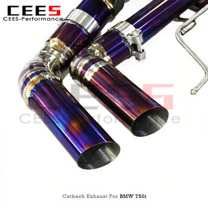 BMW 750/750i Alpina B7 4.4T 2016-2019 Valved Sport Exhaust System