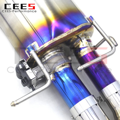 CEES Catback Exhaust System Titanium Performance Valvetronic Exhaust Pipe For BMW M5 E60 5.0 2003-2010