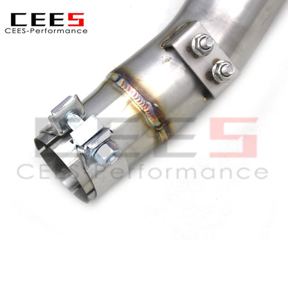 CEES Performance Exhaust X pipe Mid pipe For Ferrari California 4.3L 2009-2018 304 Stainless Steel Exhaust System