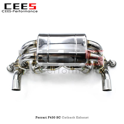 Ferrari F430 4.3L 2005-2009 Titanium Valved Sport Exhaust System