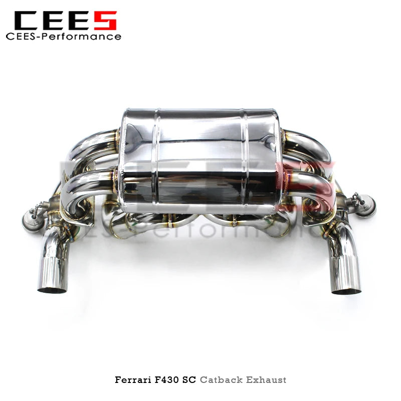 Ferrari F430 4.3L 2005-2009 Titanium Valved Sport Exhaust System