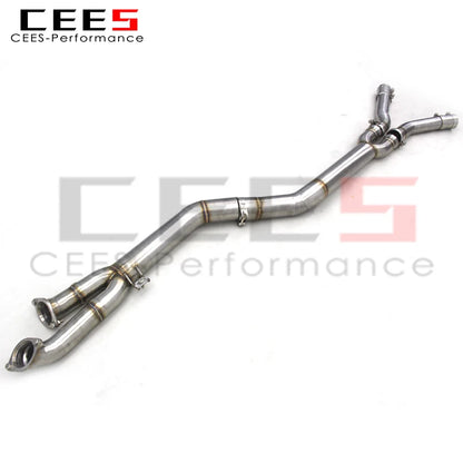 CEES  Mid pipe For BMW M3 G80/G8X 3.0T 2020-2025 Stainless Steel Automotive Performance Accessories Exhaust Pipe