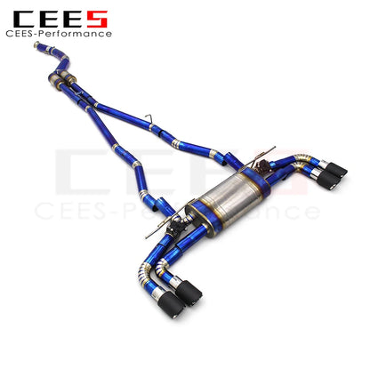 CEES Catback Exhaust for BMW 540i B48 Racing Car Price 2.0T/3.0T Titanium G30 G38 530 540 Exhaust Pipes Muffler Escape