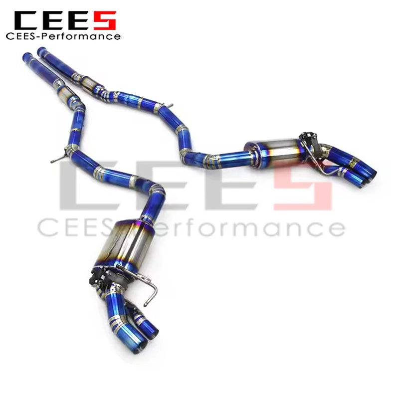 cees Catback Exhaust Pipes for Mercedes-Benz S500 Coupe 4.0T TWO DOORS 2015-2020 Performance Titanium Exhaust System Muffler