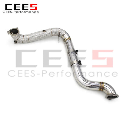 CEES Performance Competition Exhaust Empty downpipe For Mercedes-Benz A35 AMG W177 2.0T 2020-2023 Stainless Steel Exhaust downpipe exhaust