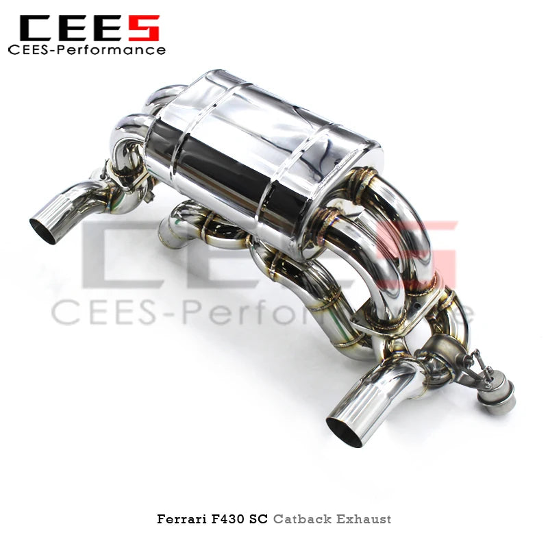 Ferrari F430 4.3L 2005-2009 Titanium Valved Sport Exhaust System