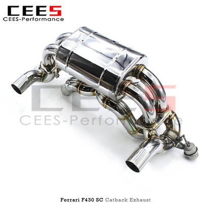 Ferrari F430 4.3L 2005-2009 Titanium Valved Sport Exhaust System