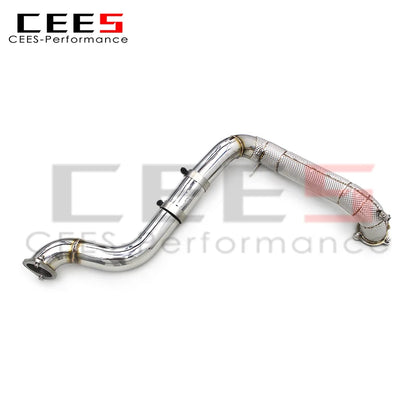 CEES Performance Competition Exhaust Empty downpipe For Mercedes-Benz A35 AMG W177 2.0T 2020-2023 Stainless Steel Exhaust downpipe exhaust