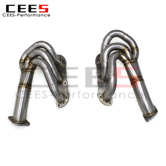 CEES SS304 Exhaust Manifold for PORSCHE 981 Cayman/Boxster 2.7/3.4 2012-2015 Car Exhaust System Stainless Steel Exhaust Header