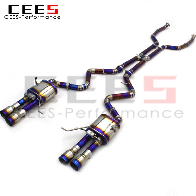 cees Catback Exhaust for BMW M3 E90/E92/E93 4.0L 2007-2013 High Performance Titanium Alloy Racing Exhaust System Assembly