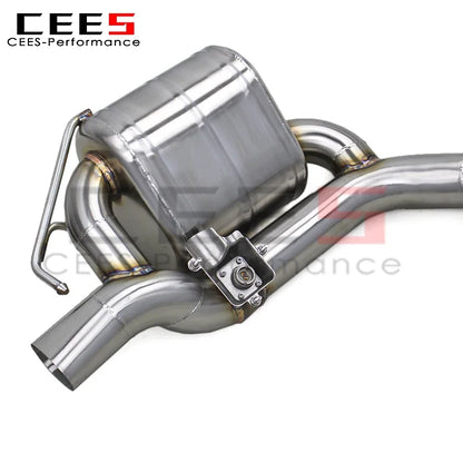 CEES Valved Muffler Catback Exhaust Downpipe Pipes for Mercedes-Benz AMG GT43 3.0T 2019-2023 Stainless Steel Exhaust Pipe