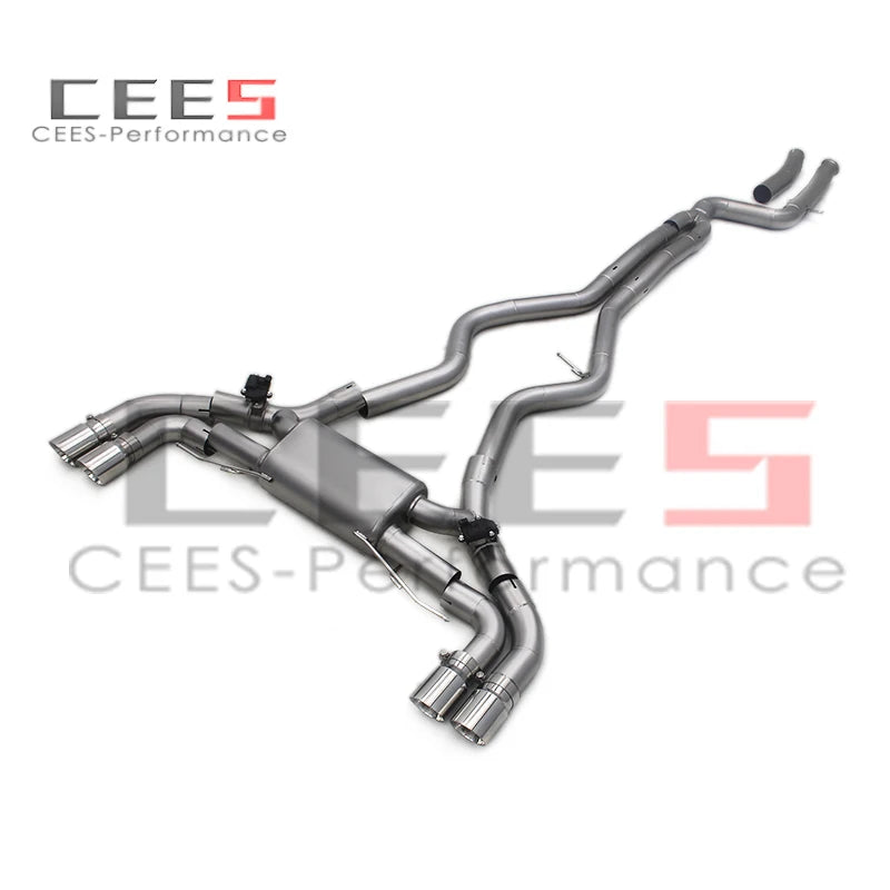 CEES New Style Automobile Stainless Steel Catback Exhaust Valvetronic Muffler System For BMW M340/M340i 3.0T 2019-2023