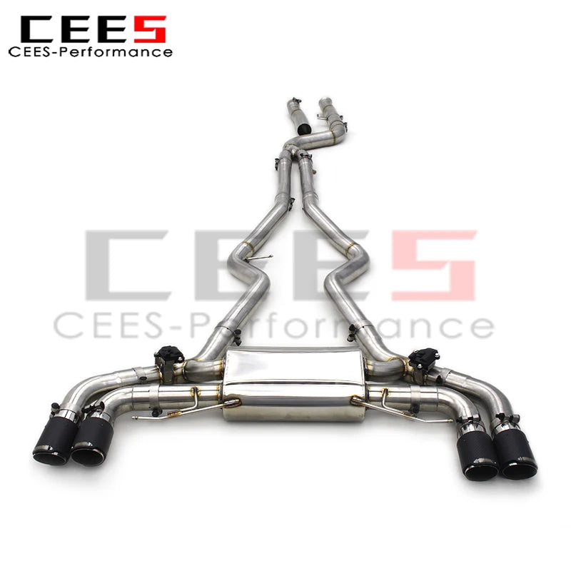 cees Catback Exhaust Valvetronic for BMW M340/M340i 3.0T 2019-2023 SS304 Stainless Steel Racing Exhaust Muffler System Assembly