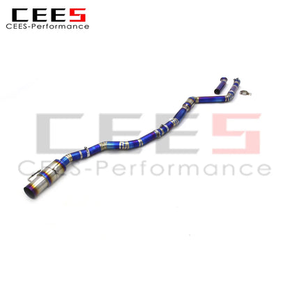 CEES Catback Exhaust For Toyota Supra A90 3.0T 2020-2023 Titanium alloy Exhaust Pipe Muffler High custom Car Exhaust System