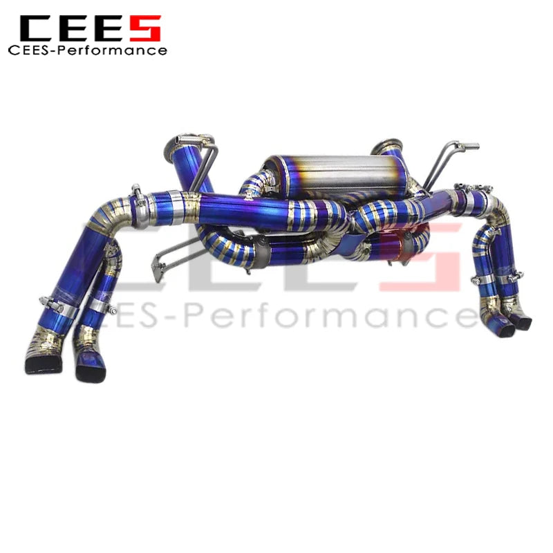 cees for Audi R8 V10 5.2 2016-2019 Catback Valved Sport Exhaust System