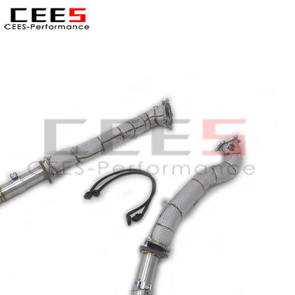 cees for Audi S8 D4 4.0T 2013-2018 Valved Sport Exhaust System