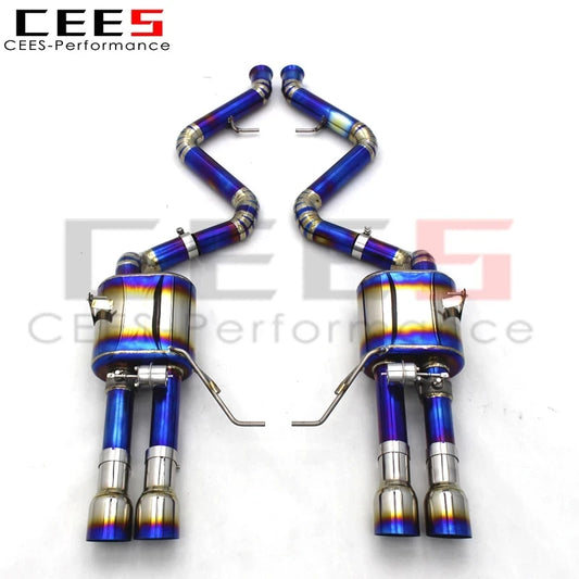 cees Axle Exhaust Pipes for BMW M3 E90/E92/E93 4.0L 2008-2013 Escape Car Exhaust Pipe Muffler System Stainless Steel/Titanium