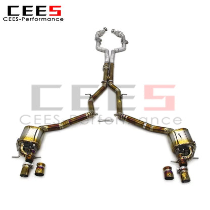 cees for Mercedes-Benz E63/E63S W212 AMG 2007-2016 Valved Sport Exhaust System