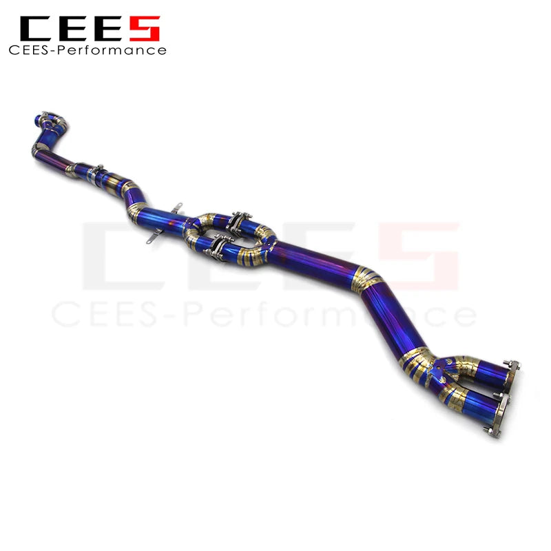 CEES For BMW M3 E46 2004-2006 Titanium Performance Mid pipe Car Exhaust pipe Single middle tube