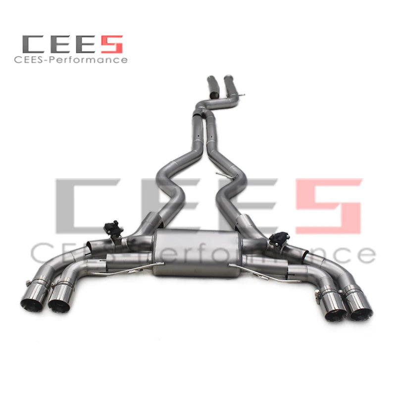 CEES New Style Automobile Stainless Steel Catback Exhaust Valvetronic Muffler System For BMW M340/M340i 3.0T 2019-2023