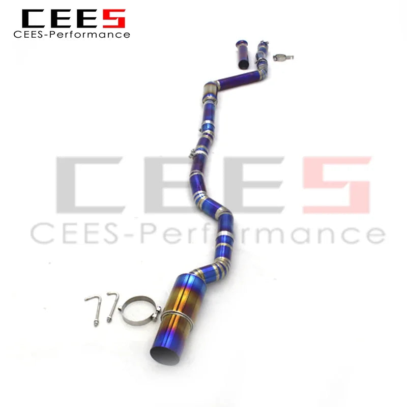 CEES Catback Exhaust Pipe for Toyota Supra A90 3.0T 2020-2023 High Performance Titanium Exhaust Pipe Muffler Car Exhaust System