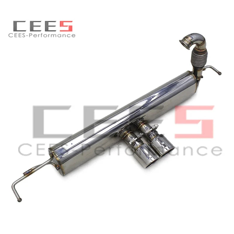 CEES  For SMART W453 0.9T/1.0L 2015-2023 Car Catback Exhaust Stainless Steel Muffler Exhaust Pipes