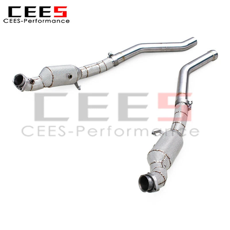 Mercedes-Benz ML63 AMG W164/M156 6.2L Stainless Steel Downpipe Exhaust System
