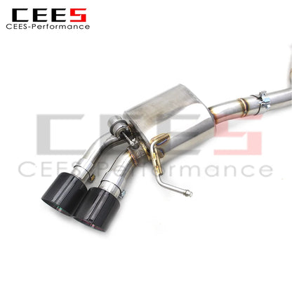 CEES Catback Exhaust System for Porsche Macan 2.0T 2014-2017 Tuning Performance Stainless Steel Valve Exhaust Pipe Muffler