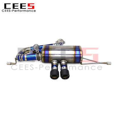 CEES Titanium Valve Catback Exhaust System For Lotus Exige V6 3.5T 2012-2019 Racing Exhaust Pipe Muffler Escape Auto Parts